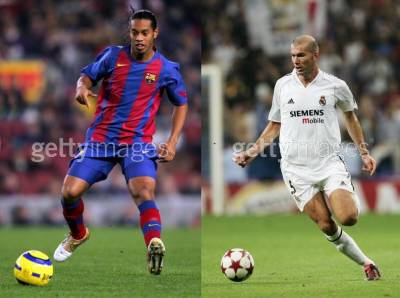 ronaldinho and zidane